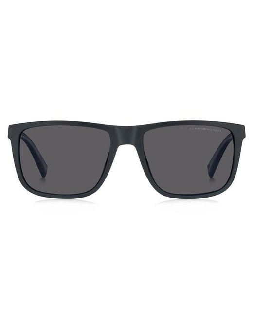 Tommy Hilfiger Black Th 2043/S Fll/Ir Sunglasses Plastic Squared Normal for men