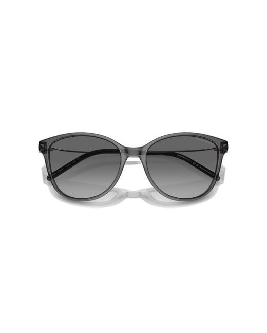 Emporio Armani Black Ea4220 610611 Sunglasses Acetate Cat Eye Normal Shaded