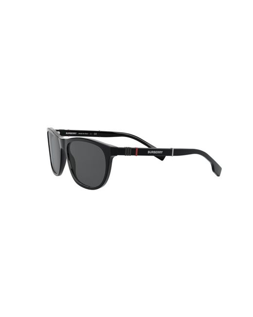 Burberry Black Be4319 300187 Sunglasses Plastic Squared for men