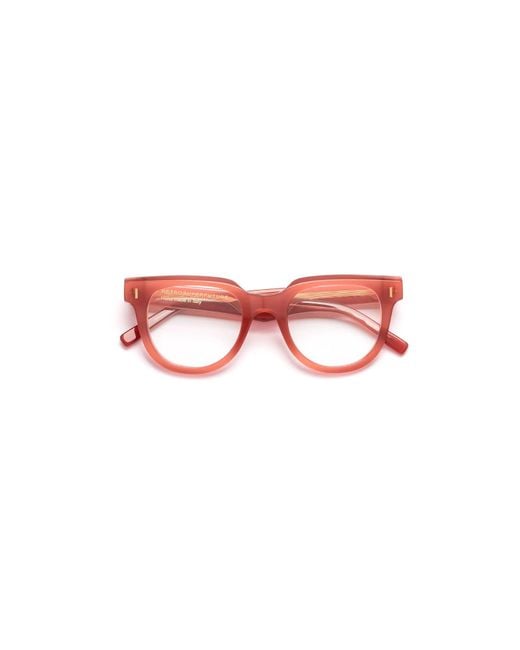 Retrosuperfuture Red 3Le Numero 82 Attuale Optical Frames Acetate Pilot