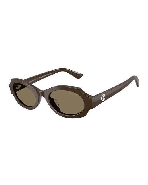 Giorgio Armani Black Ar8245Hu 630773 Sunglasses Acetate Geometric Normal