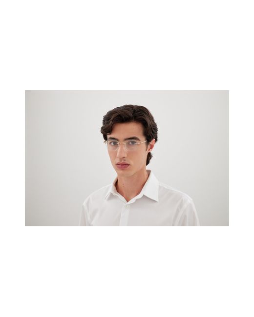 Montblanc Black Mb0403O 001 Optical Frames Metal Transparent Round for men