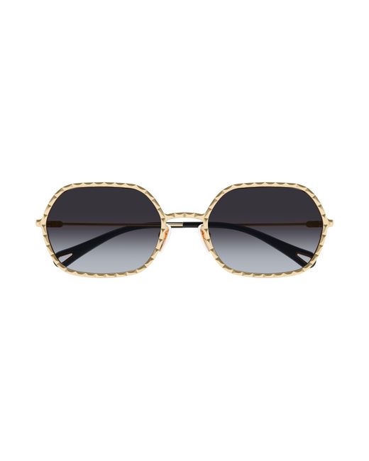 Chloé Black Ch0231S 001 Sunglasses Metal Round