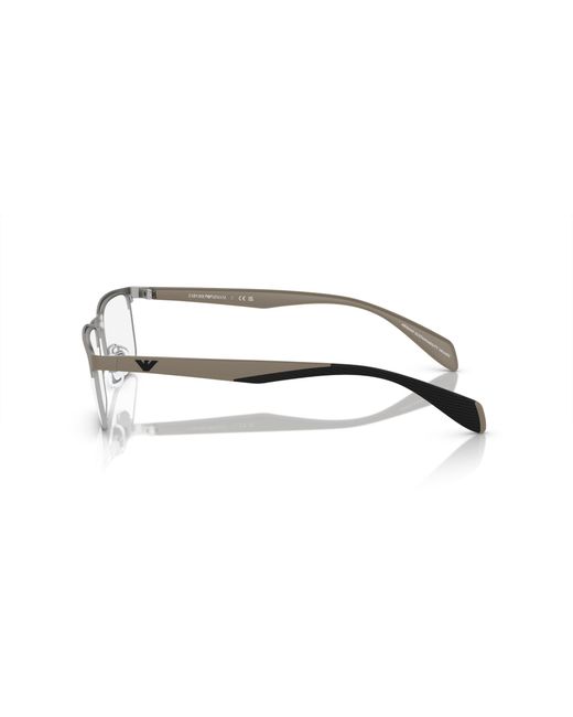 Emporio Armani Black Ea1149 3369 Optical Frames Metal Transparent Squared Normal for men