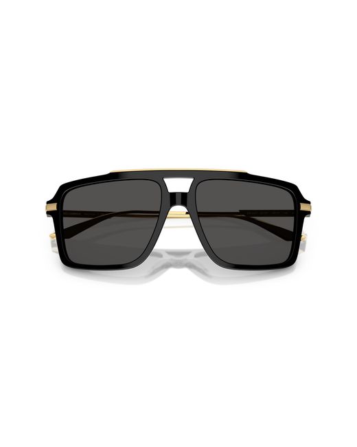 Dolce & Gabbana Black Dg4477 501/87 Sunglasses Acetate Pilot Normal for men