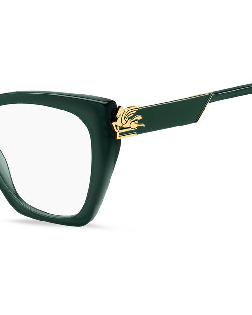 Etro Black 0042 1Ed Optical Frames Acetate Squared Normal