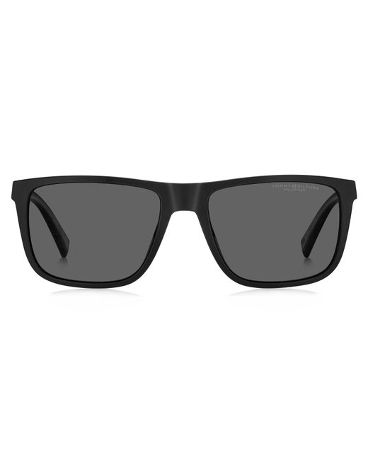 Tommy Hilfiger Black Th 2043/S 003/M9 Sunglasses Plastic Squared Polarized for men