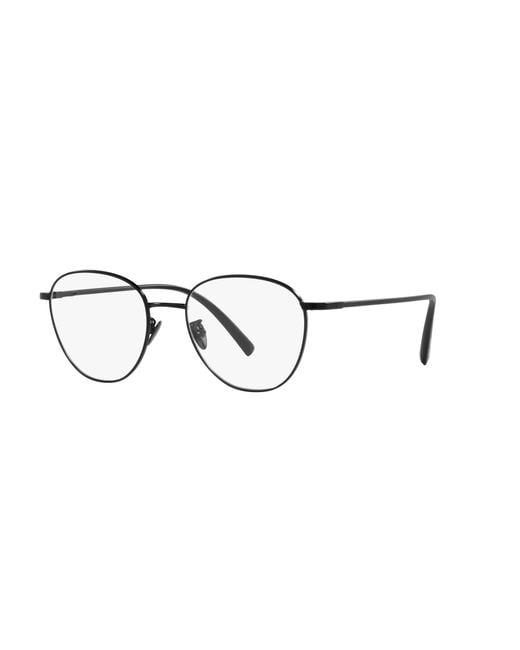 Giorgio Armani Black Ar5134 3001 Optical Frames Steel Transparent Pantos Normal for men