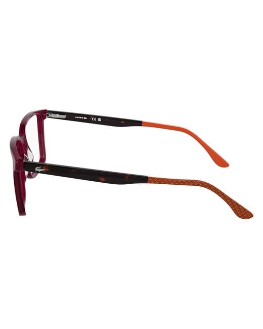 Lacoste Black L2992 601 Optical Frames Acetate Squared Normal for men