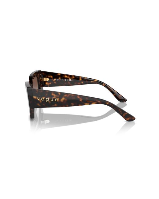 Vogue Eyewear Black Vo5583S W65613 Sunglasses Acetate Geometric Normal Shaded