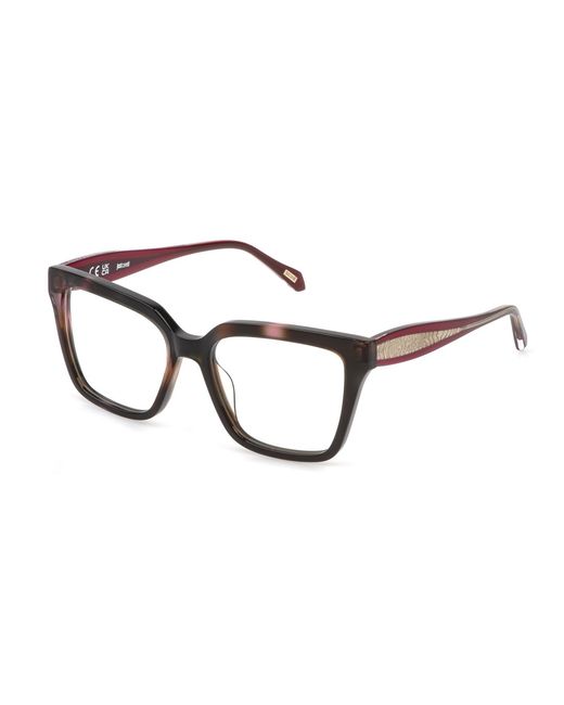 Just Cavalli Black Vjc185 01Gq Optical Frames Acetate Squared