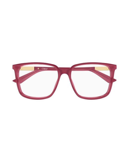 Chloé Black Ch0369O 005 Optical Frames Acetate Transparent Squared