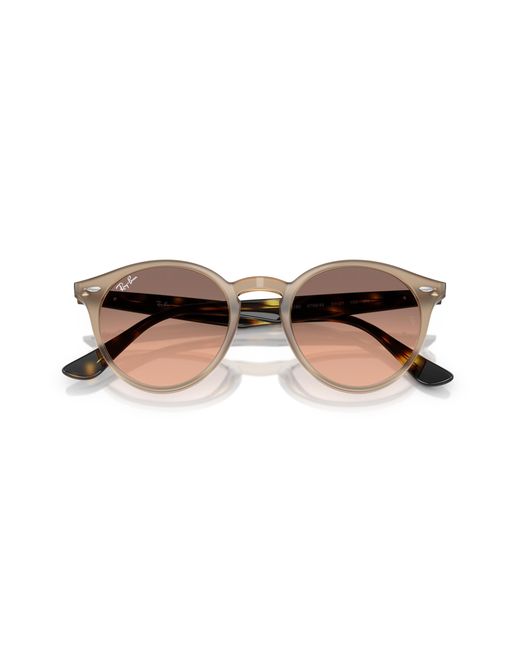 Ray-Ban Black Rb2180 Sunglasses Frame Pink Lenses
