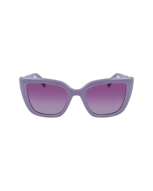 Liu Jo Black Lj789S 517 Sunglasses Bio-Inject Cat Eye Normal Shaded