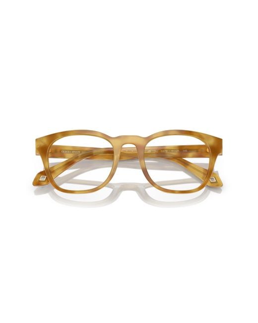 Giorgio Armani Black Ar7242 5979 Optical Frames Acetate Transparent Squared Normal for men