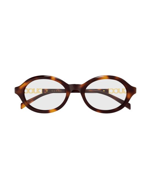 Gucci Black Gg2153O 005 Optical Frames Acetate Transparent Round