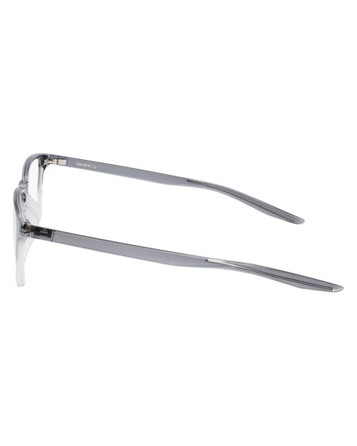Nike Black 7125 300 Optical Frames Plastic Squared Normal Photochromatic