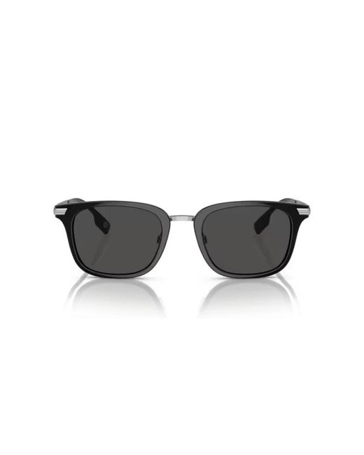 Burberry Black Be4395 Peter 300187 Sunglasses Injected Squared Normal for men