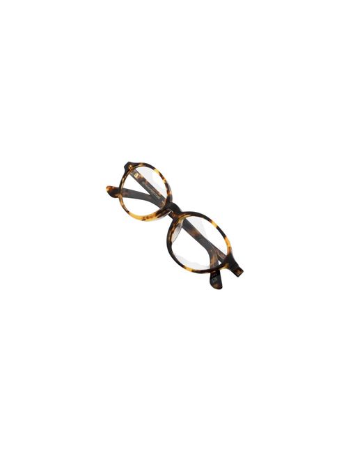Retrosuperfuture Black Qnc Numero 04 Burnt Optical Frames Acetate Round