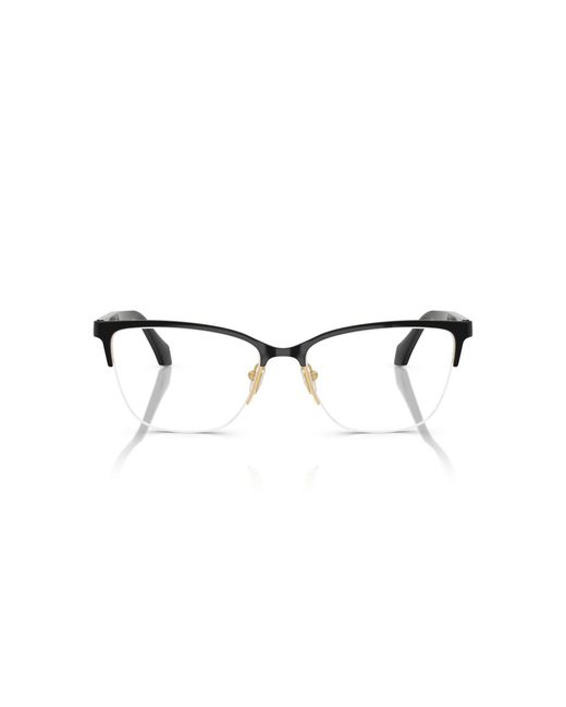 Versace Black Ve1304 1433 Optical Frames Metal Cat Eye Normal
