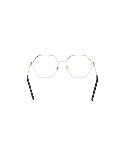 Guess Black Gu50184 033 Optical Frames Metal Geometric Normal