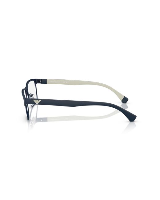 Emporio Armani Black Ea1105 3018 Optical Frames Metal Transparent Squared Normal for men