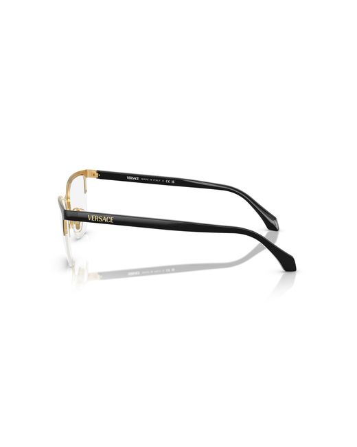 Versace Black Ve1304 1433 Optical Frames Metal Cat Eye Normal