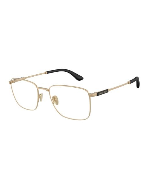 Giorgio Armani Black Ar5162 3002 Optical Frames Metal Squared Normal for men