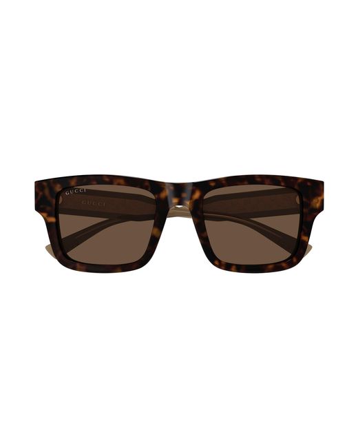 Gucci Black Gg2072Sa 003 Sunglasses Acetate Squared for men