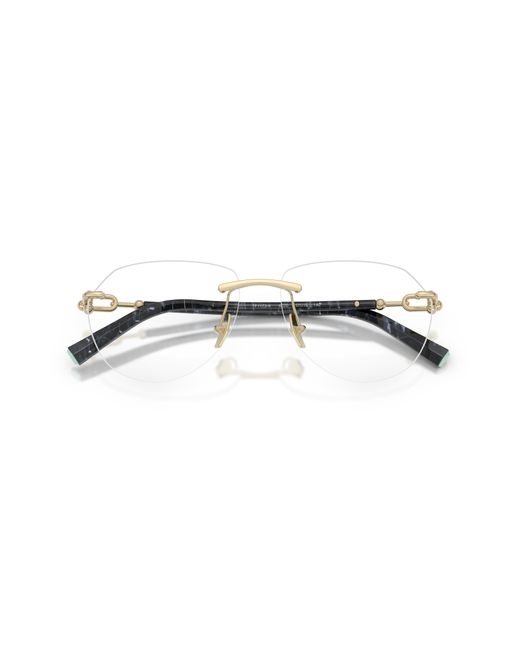 Tiffany & Co Black Tf1173K 6220 Optical Frames Metal Pilot Normal