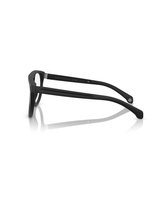 Moncler Black Me2007 3010 Optical Frames Acetate Transparent Pilot Normal