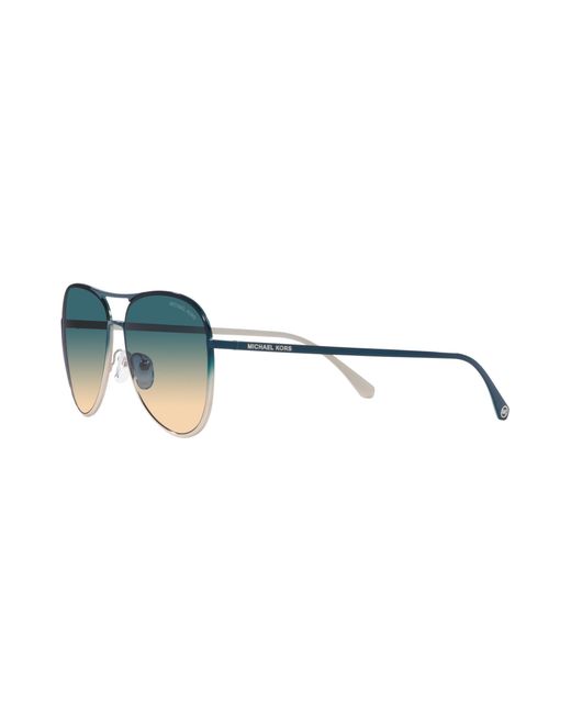 Michael Kors Black Mk1089 Kona 18884M Sunglasses Metal Pilot Normal