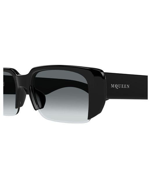 McQueen Black Am0532S 001 Sunglasses Acetate Squared