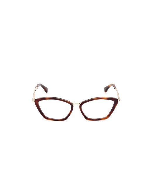 Max Mara Black Mm5152 052 Optical Frames Acetate Round Normal