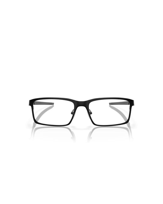 Oakley Black Ox3232 Base Plane 323201 Optical Frames Metal Squared Normal for men