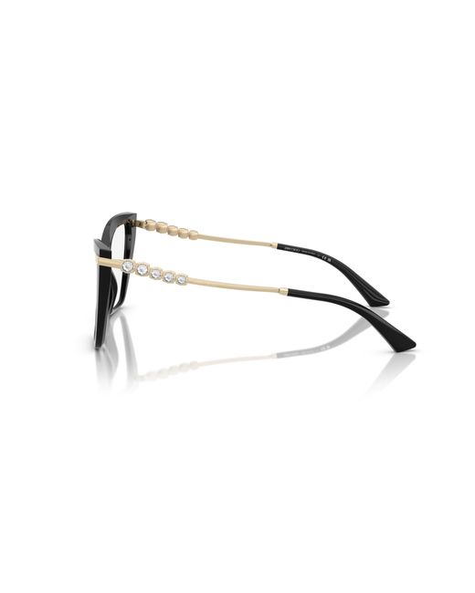 Jimmy Choo Black Jc3020B 5000 Optical Frames Acetate Cat Eye Normal