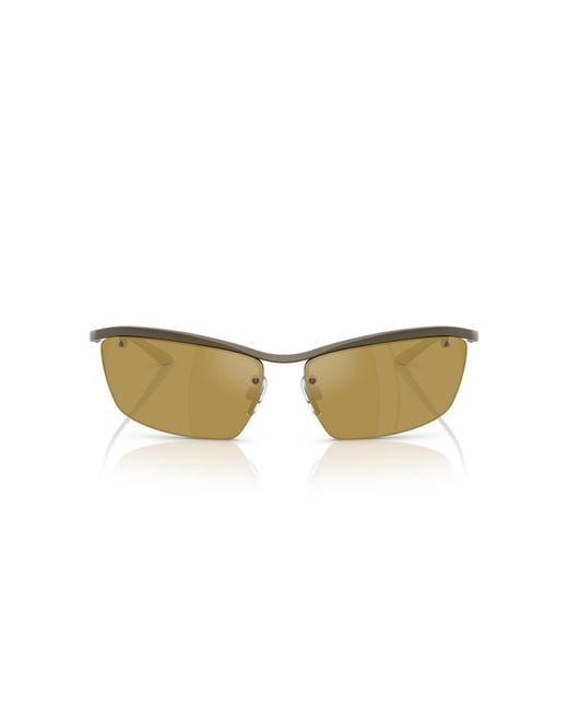 Dolce & Gabbana Black Dg2307 13527I Sunglasses Metal Squared Mirrored