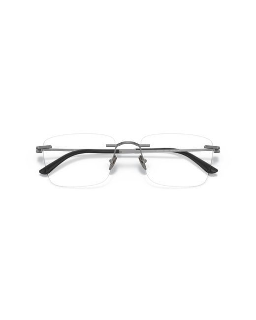 Giorgio Armani Black Ar5124 3003 Optical Frames Metal Squared Normal for men