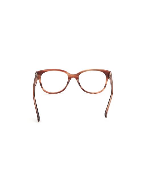 Max Mara Black Mm5229 068 Optical Frames Acetate Round Normal