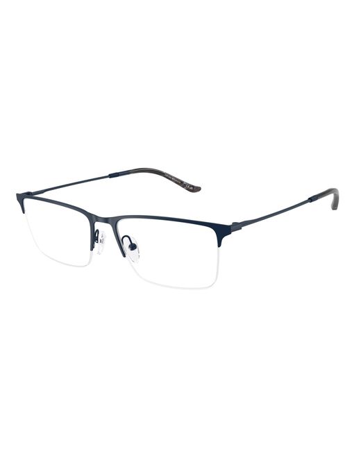 Emporio Armani Black Ea1171 3001 Optical Frames Metal Squared Normal for men