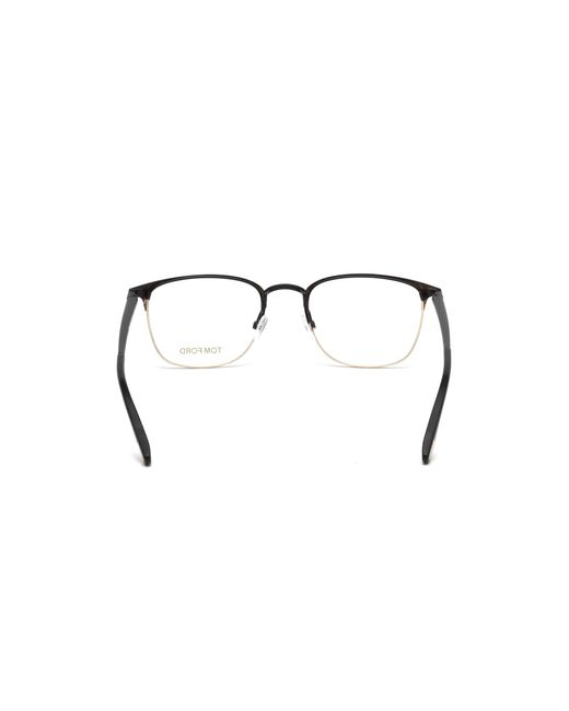 Tom Ford Black Ft5453 002 Optical Frames Metal Squared Normal for men