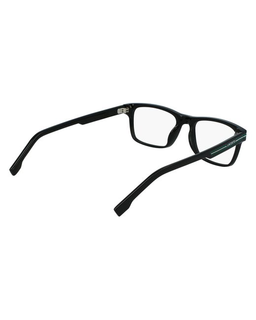 Lacoste Black L2886 001 Optical Frames Bio-Inject Squared Normal Photochromatic for men