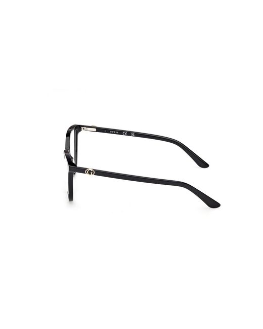 Guess Black Gu50311 001 Optical Frames Acetate Cat Eye Normal
