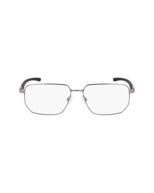 Nike Black 4317 070 Optical Frames Metal Squared Normal for men