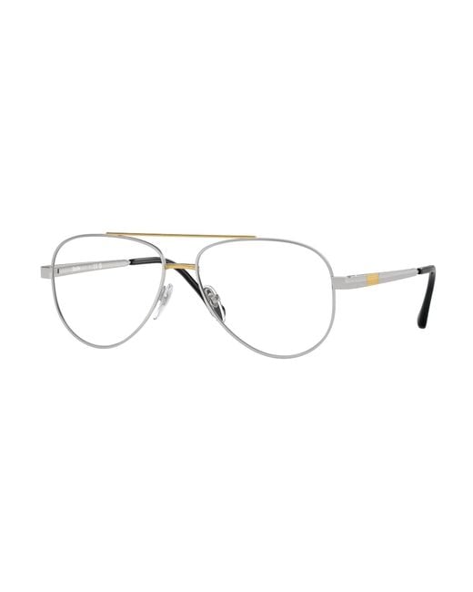 Sferoflex Black Sf2297 131 Optical Frames Metal Pilot for men