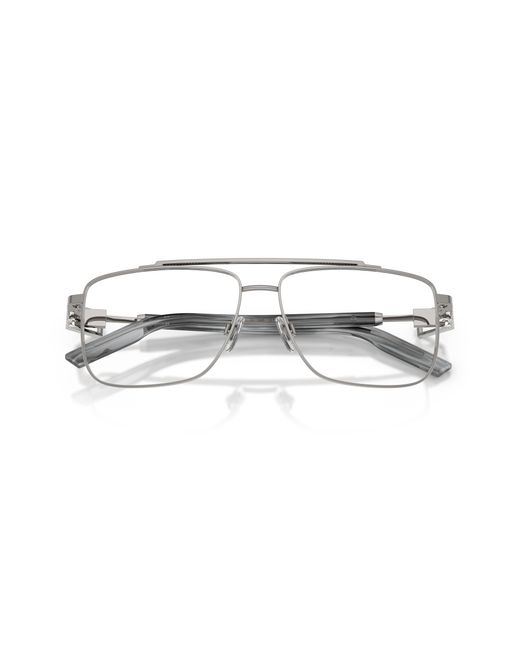 Dolce & Gabbana Black Dg1368 05 Optical Frames Metal Transparent Pilot Normal for men