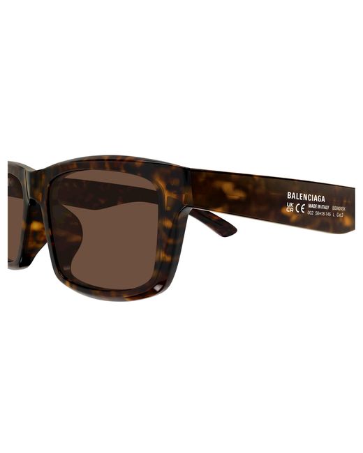 Balenciaga Black Bb0424Sk 002 Sunglasses Acetate Squared for men