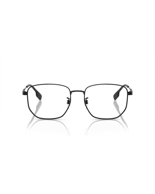 Burberry Black Be1352D 1001 Optical Frames Steel Geometric Normal for men