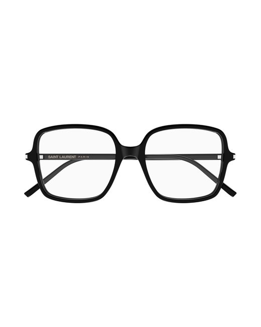 Saint Laurent Black Sl 892 001 Optical Frames Acetate Transparent Squared