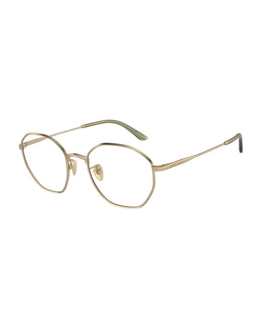 Giorgio Armani Black Ar5139 3002 Optical Frames Metal Transparent Squared Normal for men
